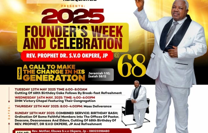 Daddy @ 68 Founder’s Week grand finale