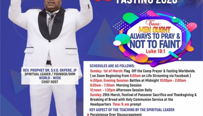 Men ought to always pray and not faint  2