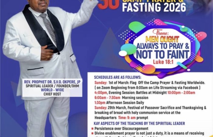 Men ought always to pray and not to faint